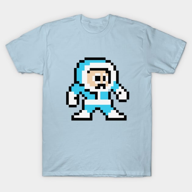 Ice Man from Megaman T-Shirt by Sharkshock